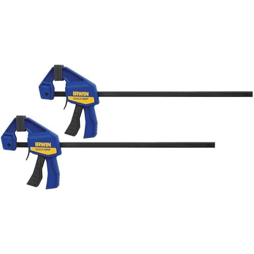 IRWINQUICK-GRIPOne-Handed Mini Bar Clamp 2 Pack, 12", 1964745