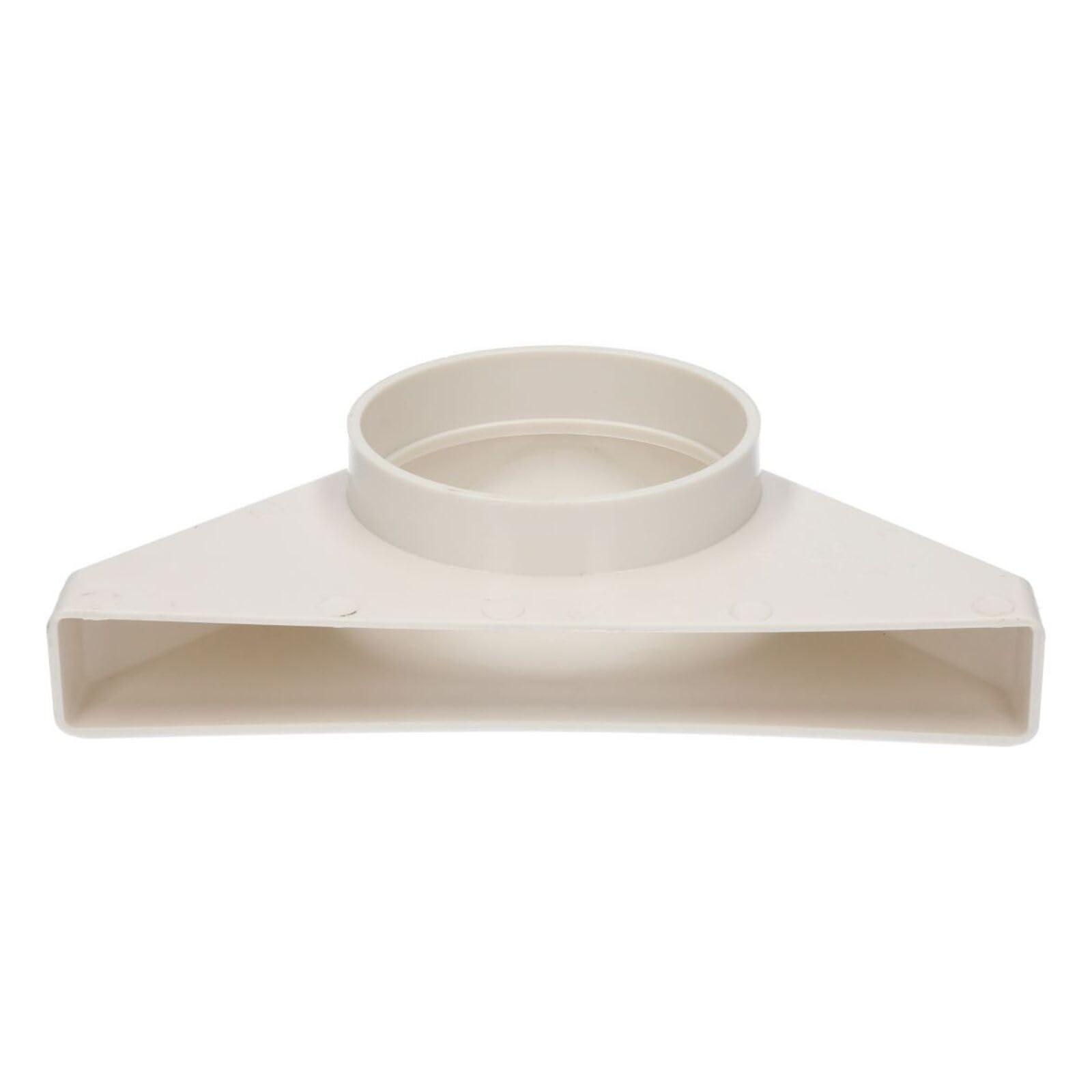 LUTH Premium Profi Parts Umlenkstück 100er Ultraflach 90° Rundrohr 100mmø Auf Flachkanalmuffe Zu 234x29mm für Belüftungtechnik