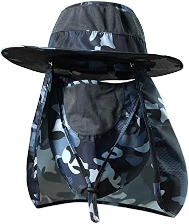 Fishing Hat,Sun Cap with UPF 50+ Sun Protection and Neck Flap,for Man and Women