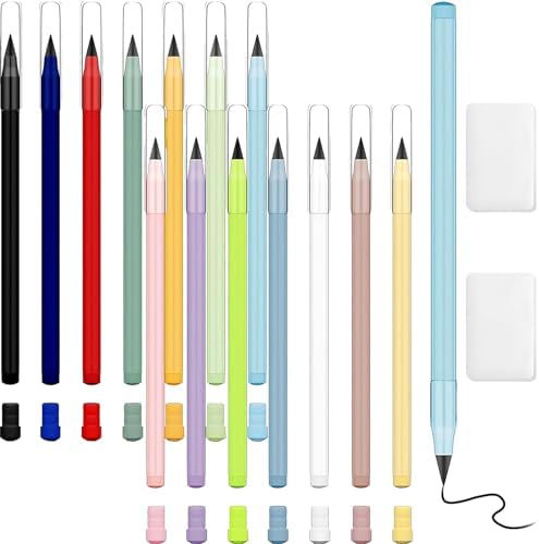 AYZTKUX Infinity Pencil Set - 6 Magic Pencils With India
