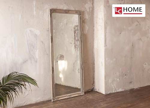 Barock Spiegel LC Home Wandspiegel Silber 180 x 80 cm