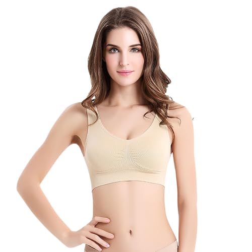 Image of Fashiol Women's Padded Sports Bra Criss Cross Racerback Sports Bra Stretchable Everyday Bras for Workout /Gym & Exercises