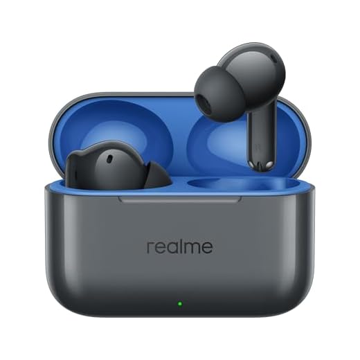 realme Buds T200 True Wireless Earbuds with Hi-Res Audio, 12.4mm Dynamic Bass Drivers, 32 dB ANC, Quad Mic, 45ms Latency, Upto 50 Hrs Playback, Fast Charge, IP55 Rated, BT 5.4 (Mystic Grey)
