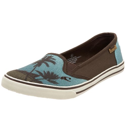 Image of O'Neill Women's Doheny Canvas Low Profile Vulcanized Twin Gore Slip On