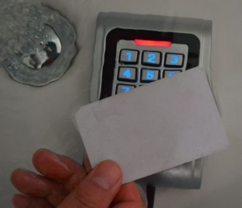 Boîtier métallique contrôle d'accès RFID EM extérieur étanche IP68 avec clavier à code digicode - 4