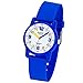 Produktbild Kinderuhren Jungen Mädchen Analoge Armbanduhr wasserdichte Kinderuhr Junge Leicht zu Lesen Zeit Weicher Riemen Geschenk für Kinder (Blau)