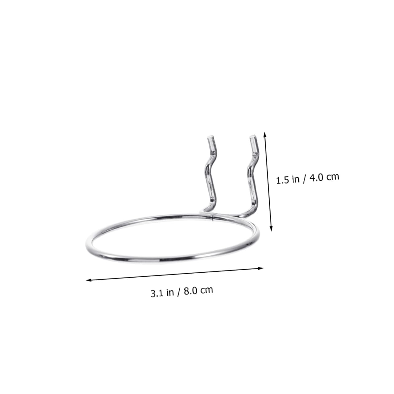 PRETYZOOM Round Pegboard Hooks 6 Pack Storage Hooks for Craft Pegboard for Wall Organizer