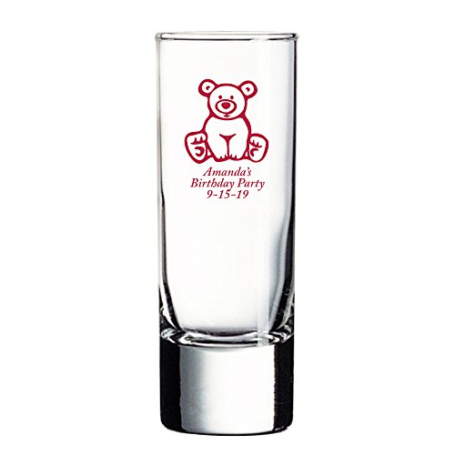 Vasos personalizados rojo 2oz paquete 24 unidades