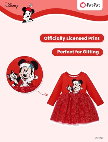 Image of Disney Princess Frozen Elsa Minnie Stitch Toddler Girl Tulle Tutu Dress Ruffle Sleeve Mesh Summer Birthday Party Clothes 2-9Y