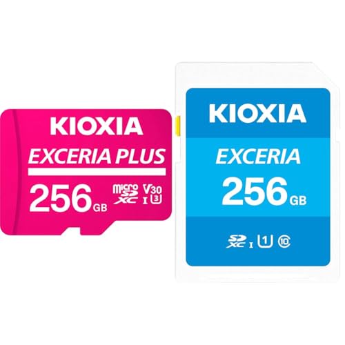 yZbgzKIOXIA(LINVA) Ń microSD 256GB EXCERIA PLUS UHS-I U3 V30 Class10 microSDXC őǏo100MB/s ő发85MB/s 4KΉ T|[gKi KLMP