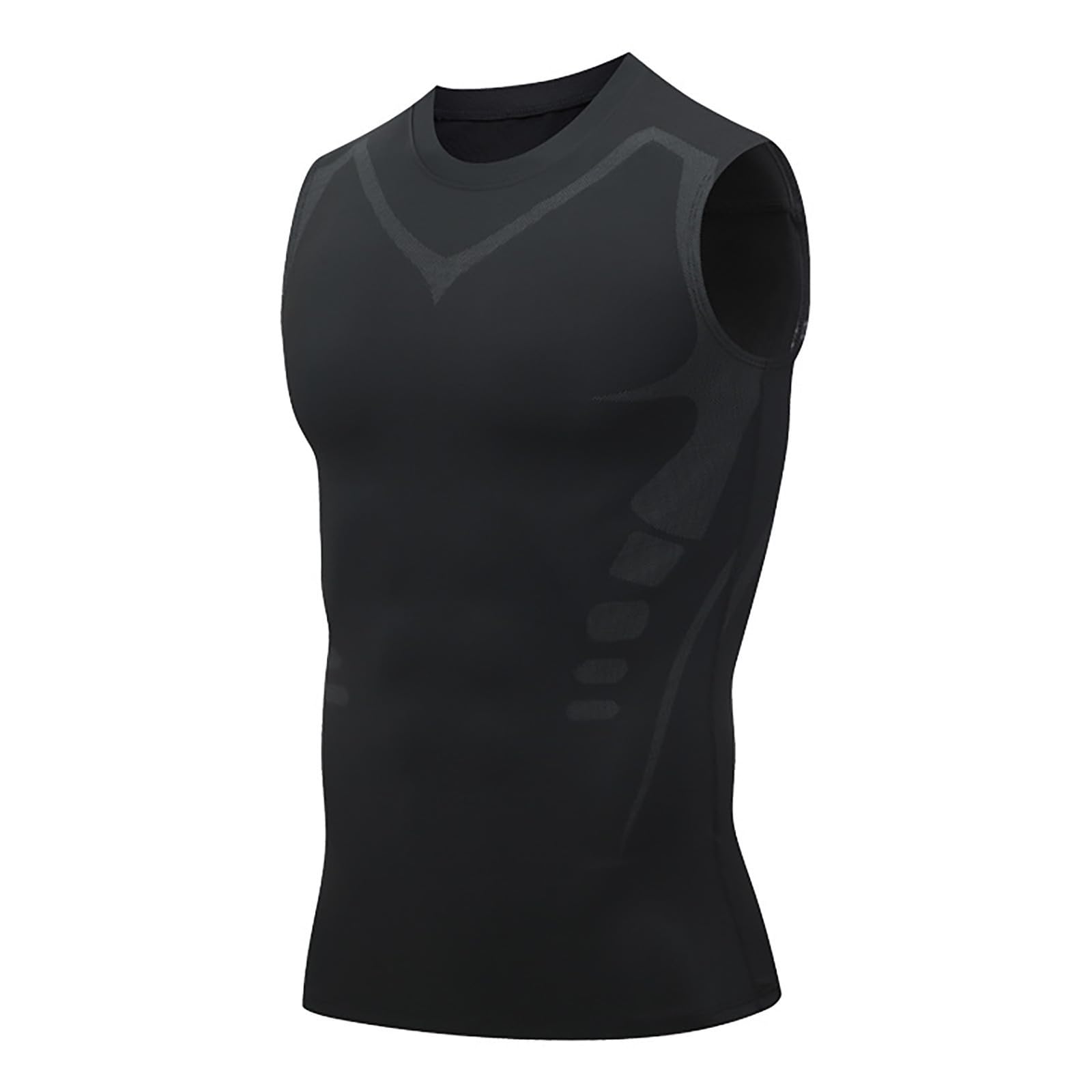 Kompressionsshirt Herren Shapewear Sculpd Shirt Compression Shirt Herren Bauchweg Unterhemd Body Shaper Tank Top Funktionsshirt
