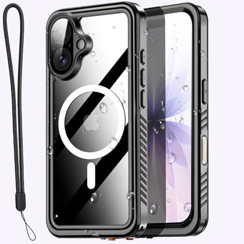 AICase for iPhone 17 Case Waterproof Clear with MagSafe Water Proof/Snowproof/Dustproof/Shockproof,IP68 Certified 360 Full Body Protection Fully Sealed Underwater Cover for iPhone 17 6.3" - image 1