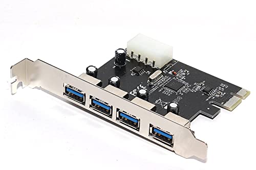 XIKKART PCI Express Card 4 Port USB 3.0 with 5V 4-Pin Power Connector up to 5 Gbps Speed - Image 7