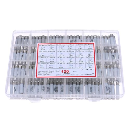 Fusible céramique de précision 250V action rapide pour la sécurité de l'électronique