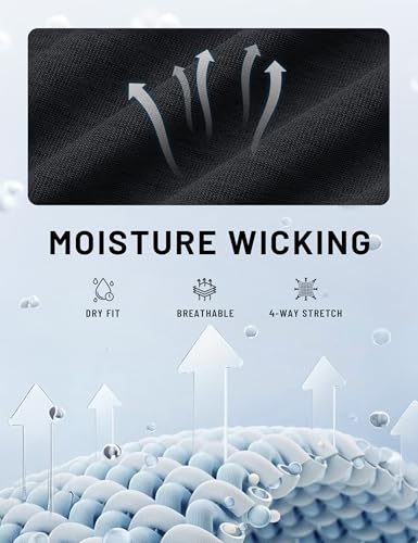 TACVASEN Men's Golf Shirts Short Sleeve Quick Dry Polo Shirts Moisture Wicking Casual Business Sports Breathable Polo4