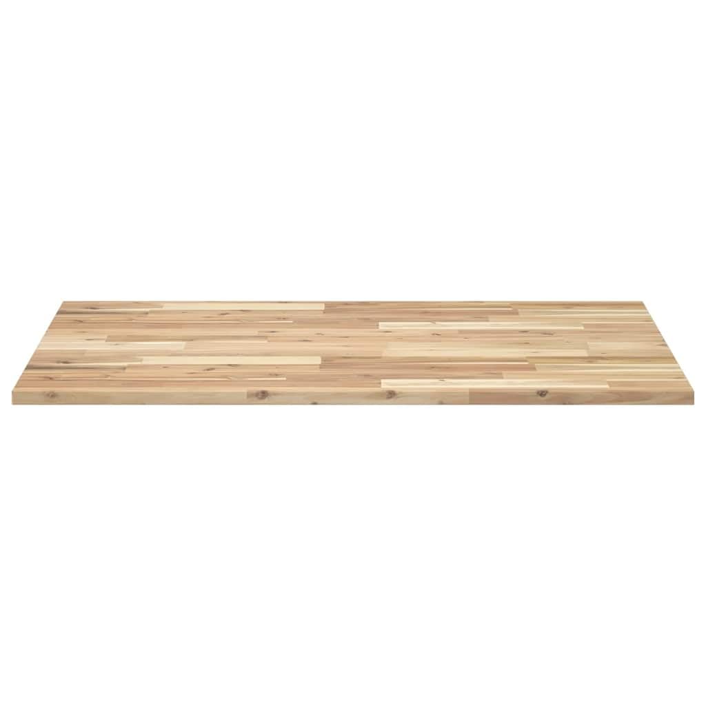 vidaXL Tablero de Mesa Rectangular Madera Maciza de Acacia 120x70x2 cm, Tablero de Mesa de Repuesto, Tablero de Mesa Rectangular, Tablero de Mesa Auxiliar