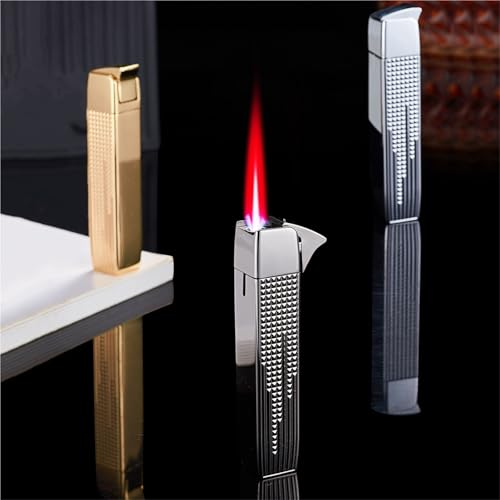 Encendedor portátil recargable a butano antiviento miniatura 4