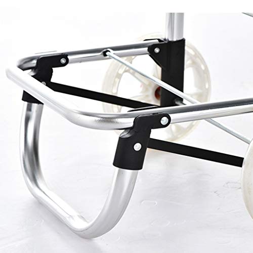 LDBDASA Bequemer Warenkorb Warenkorb Kleine Warenkorb Alte Klappwagen Trolley Trailer Trolley Auto Ziehen Waren Home… – Bild 5