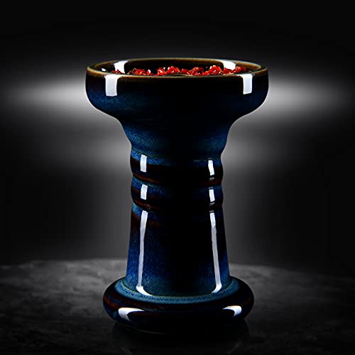 Shisha Kopf Premium Ton Ton Phunnel Shisha Bowl mit Glasur Perfekte Arbeit mit Wärmemanagementsystem und Folien Konische… – Bild 5