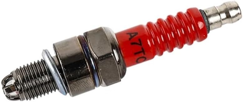 1/2Pcs Spark Plug 3 Triple Electrode A7TC D8TC For GY6 CG 50 70 110 125 150CC Motorcycle Atv Scooter Dirt Bike Go Kart partsRed A7TC