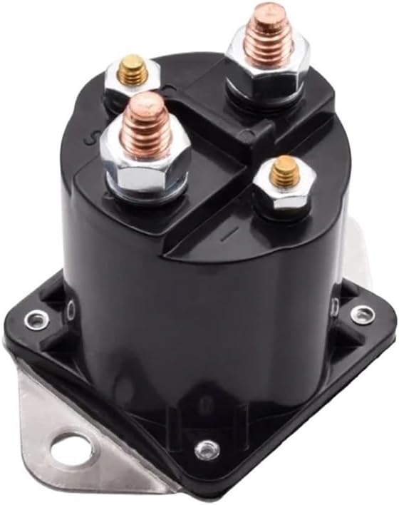 150A Starter Solenoid Relay 12V DC Compatible with Gas Carts Club Car Motor 4 Terminals Replacement Part for Cart Electrical System