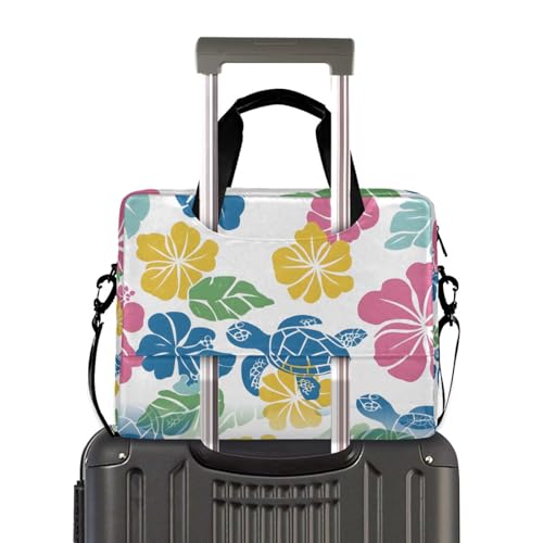 Funda para portátil Hawaiian Hibiscus Seaturtle 13-15.6 in miniatura 4
