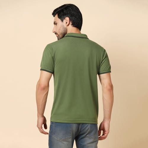 Image of INKKR Men's Solid Regular Fit T-Shirt