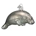 Old World Christmas Ornaments: Manatee Glass Blown Ornaments for Christmas Tree