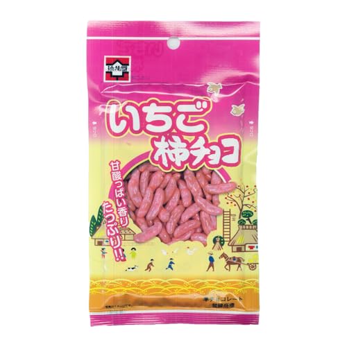 浪花屋製菓 いちご柿チョコ 40g 柿の種 チョコ (40g×1袋)