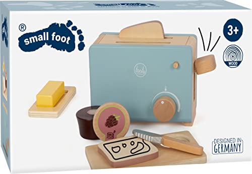 small Foot Toaster-Set Tasty aus Holz, Rollenspielzeug für Kinder, Zubehör für Spielküchen, ab 3 Jahren, 12246 – Bild 8