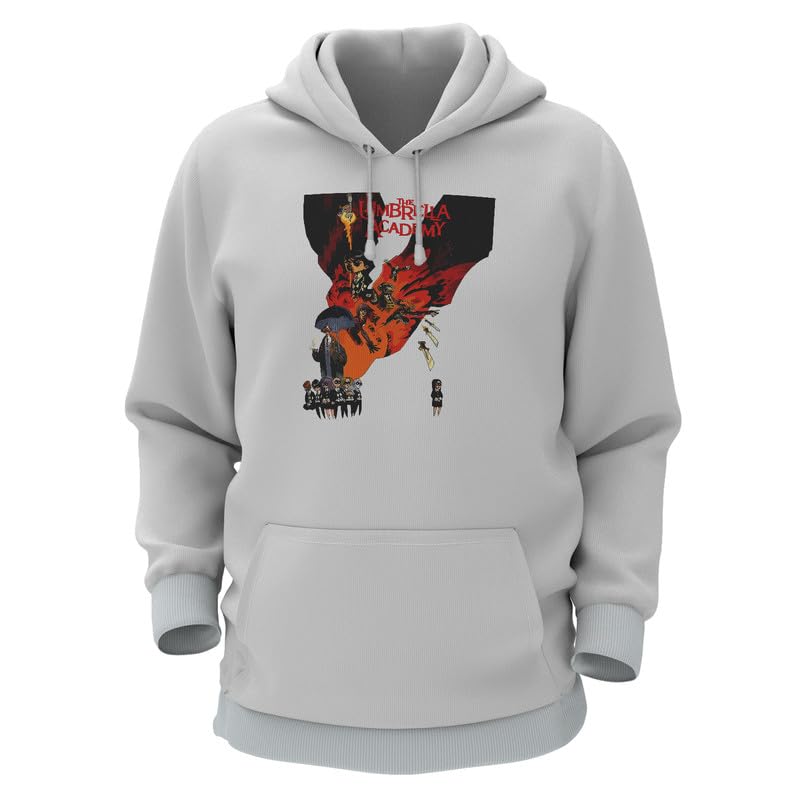 Cotton Hoodie for Men & Women | 350 GSM 100% Pure Cotton Outfit |Graphic Printed Casual Wear |The Umbrella Acadamy-1|-picture-16