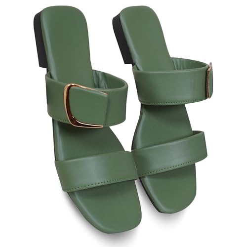 Image of Women's Slippers | Comfortable Flat Chappals for Women with Bow Detail | Stylish Casual Chappals, Trendy Summer Sandals, Comfortable Footwear for Daily Use