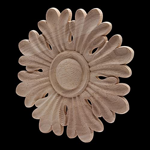 Calcomanías redondas de madera maciza ARKERO para decoración de muebles de estilo múltiple 4