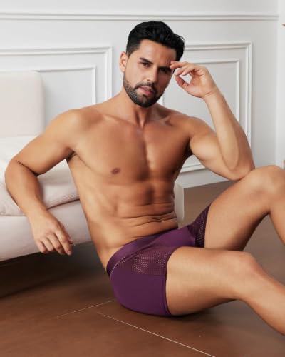 Image of Boxhero [2026 Upgrade Bamboo Boxer Briefs- Breathable Mens Underwear, Built-in with 3D Pouch Comfortable Underwear for Men
