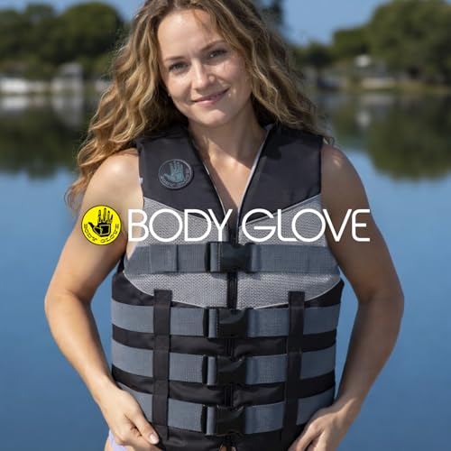 Image of Body Glove Method Nylon U.S. Coast Guard Approved Life Jacket PFD-Black-L /XL