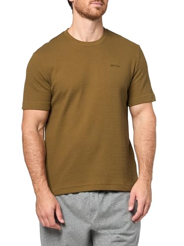 HUGO Austin Ribbed T-Shirt haut de pyjama homme pour vos soirées