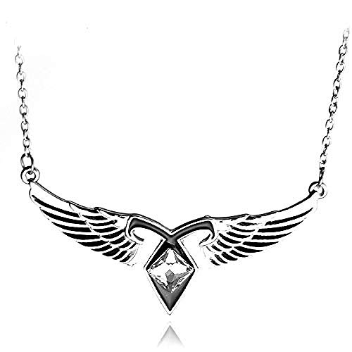 NC56 Cité des ténèbres Collier avec pendentif ailes en strass Cover
