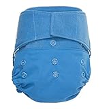 GroVia Reusable Hybrid Baby Cloth Diaper Hook & Loop Shell (Topaz)