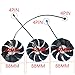 87MM PLD09220S12H RTX3080 RTX3070 Graphics Card Fan Replacement for EVGA GeForce RTX 3070 3080 TI 3090 FTW3 Cooler Fan (Black C-Fan)