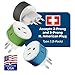 OREI Switzerland Power Plug Adapter with 2 USA Inputs - Travel 3 Pack - Type J (US-11A) Safe Grounded Use with Cell Phones, Laptop, Camera Chargers, CPAP, and More