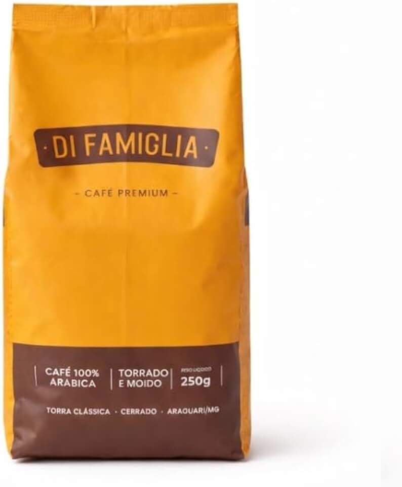 Café Especial Di Famiglia - 250g (Moído) | 80 Pontos SCA | 100% Arábica | Direto da Fazenda Ghirardelli | Torra Média