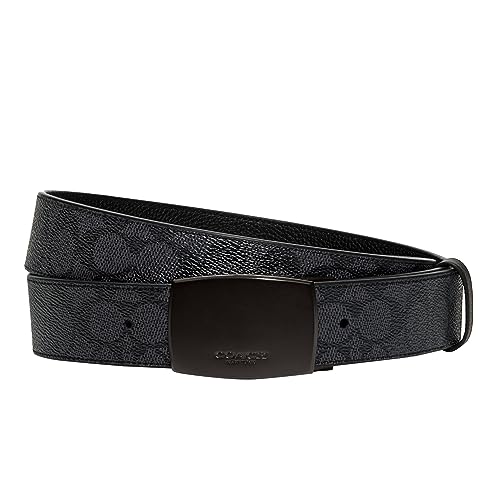 Coach 38 Mm Casual Belt Box, Black/Charcoal