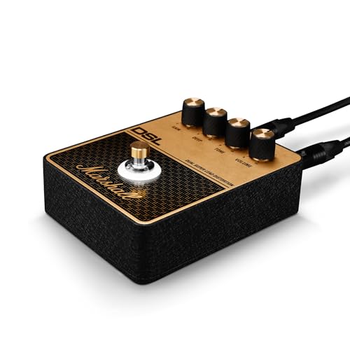 Image of Marshall DSL Overdrive /Distortion Pedal - Black and Gold