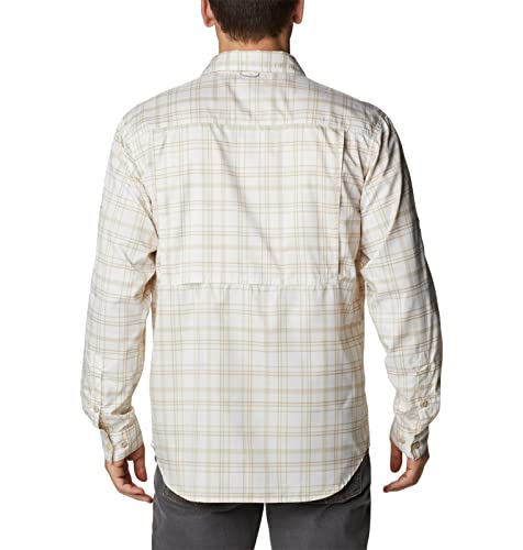 Image of Columbia Men Omni-Shade Silver Ridge Utility Lite Plaid Hiking and Trekking Long Sleeve Shirt