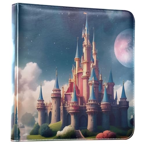 Álbum de fotos FLildon Scrapbook Album con cubierta de PU Leather, 40 páginas adhesivas tamaño 8x10 miniatura 1
