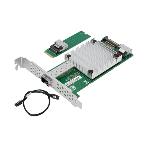 Tarjeta de Red Ethernet PCIE SFP+ 10G para Adaptador Fibra 82599, 1000Mbps, Ahorro de Espacio para Servidor miniatura 3