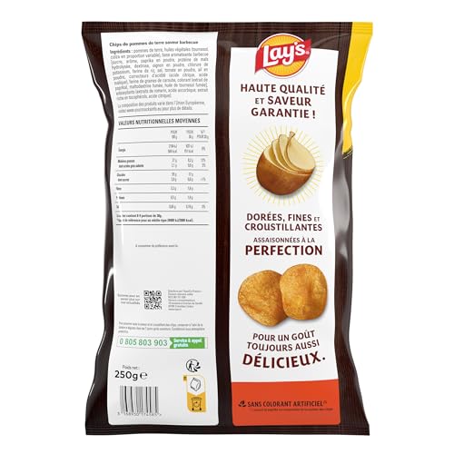 Chips Saveur Barbecue Format Familial Lay' Le Sachet De - vue 3