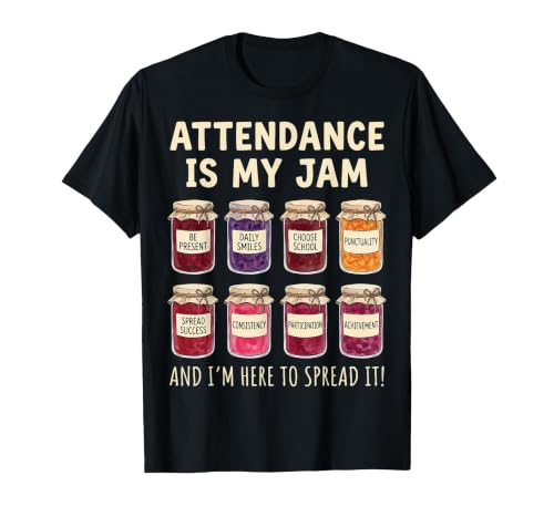 Attendance is My Jam T-Shirt, Men, Black, 3X-Large