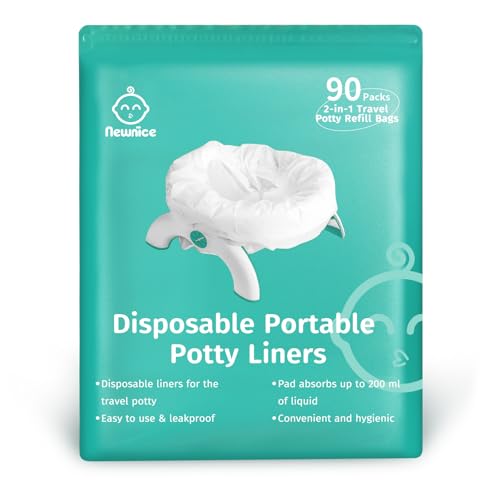 [90 Count]Newnice Disposable Potty Liners for OXO Tot 2-in-1 Go Potty