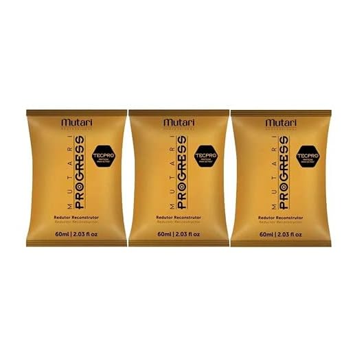 Mutari Progress - Escova Progressiva Sem Formol - 3 Sachês
